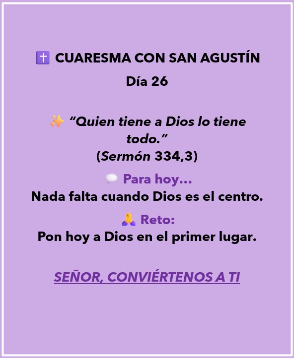 Un paso más en Cuaresma